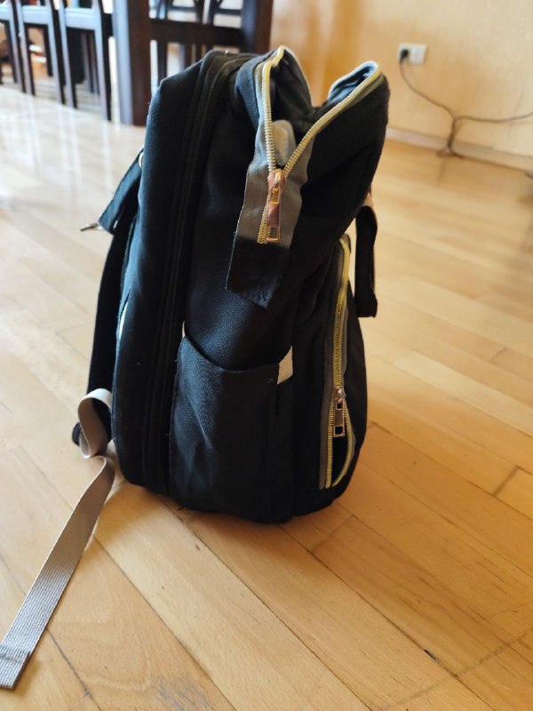 Рюкзак для родителей с люлькой и USB 2