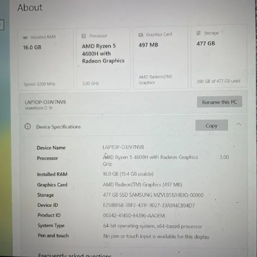 Huawei ноутбук