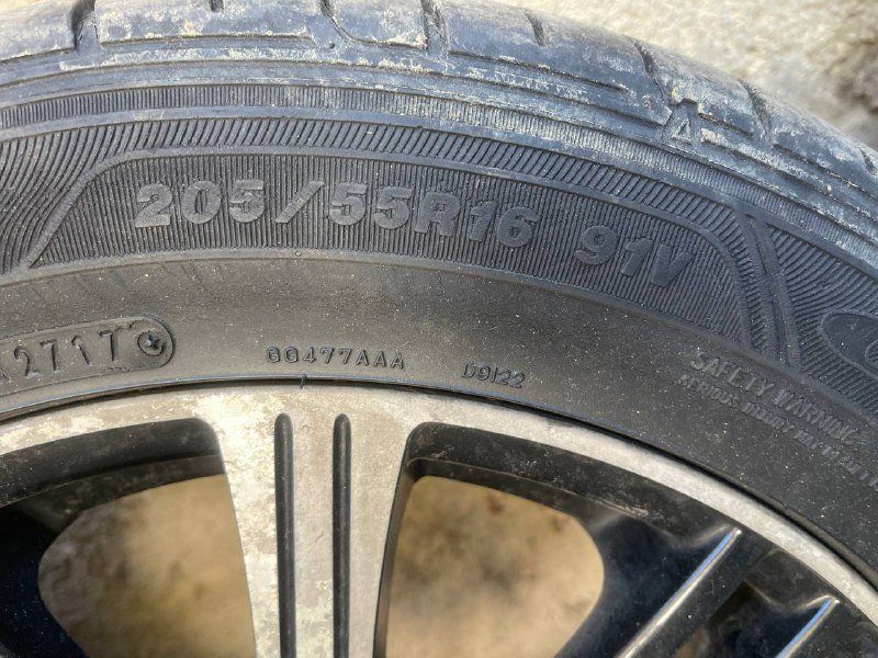 Комплект дисков с летней резиной Goodyear R16 5x112 5
