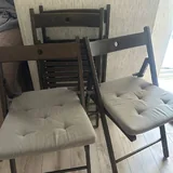 Складные стулья с подушками 1