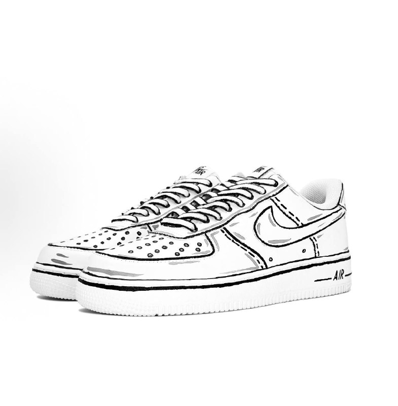 Nike Air Force Custom мужские кроссовки 2