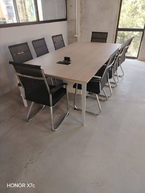 Офисная мебель: 4 стола, 4 стула, конференционный стол, 8 стульев 3