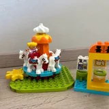 Lego Duplo поезд и парк аттракционов 2