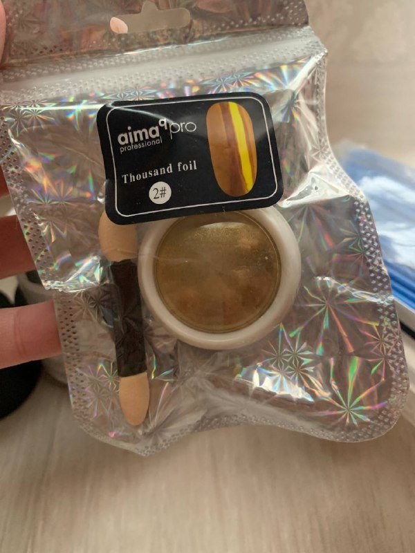 Набор для маникюра: формы, гель, полигель, втирка 3