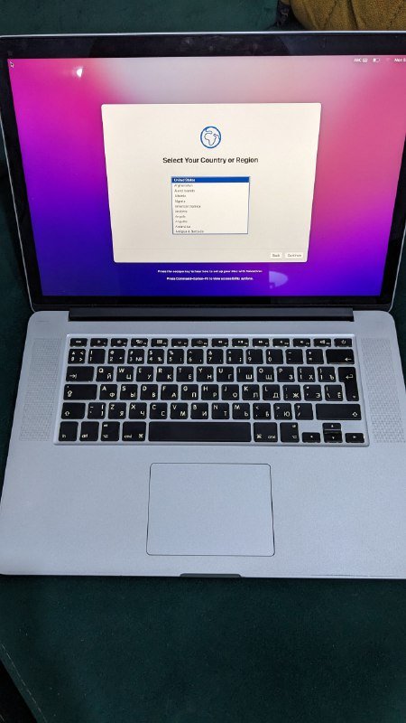 MacBook Pro Retina 15-inch Mid 2015 16GB 256GB SSD
