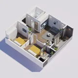 Квартира в ЖК GWG, 65,5 м2 1