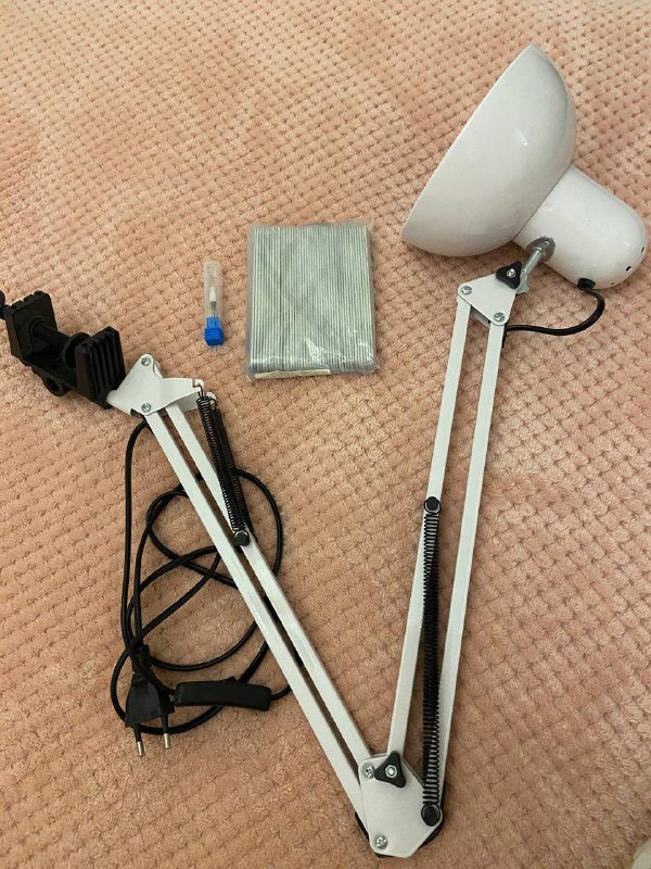 Настольная лампа с креплением и фильтры