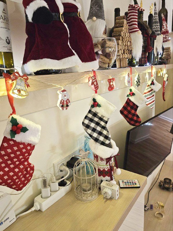 Новогодние фигуры Белый медведь, Санта 4