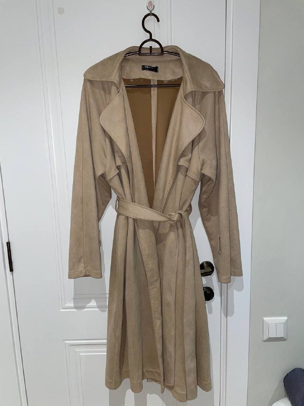 плащ с запахом, пиджак размер М