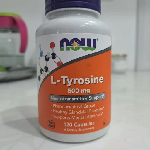 L-Tyrosine 500mg NOW Foods, Metizol 5mg