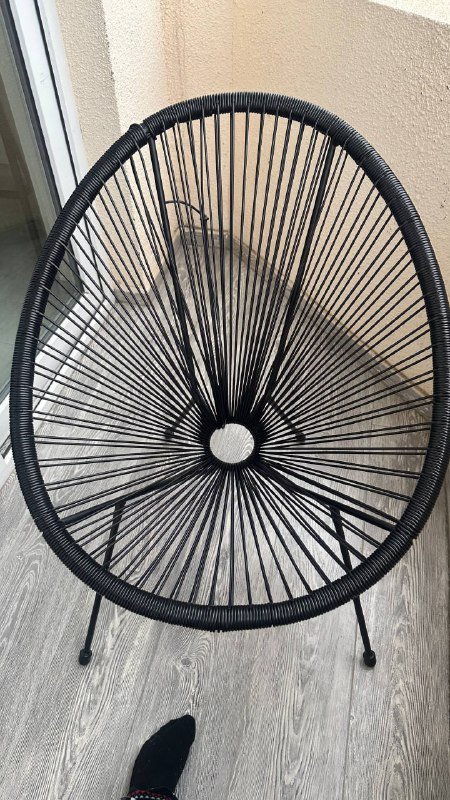 Комплект уличной мебели: стол и кресла для балкона