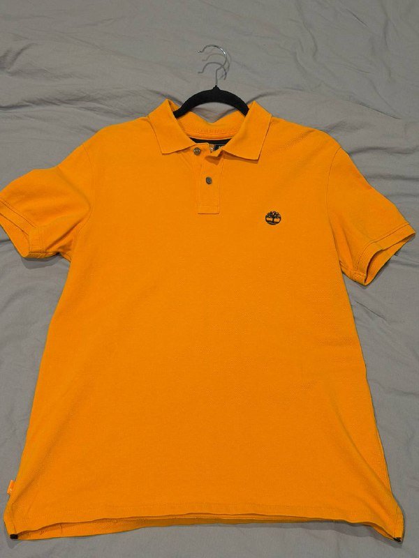 Оранжевое поло Timberland размер М
