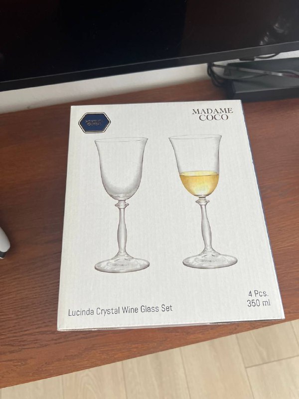 Бокалы 4 шт. Lucinda Crystal Wine Glass Set