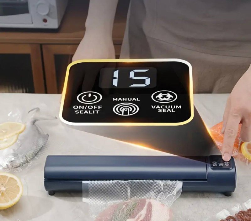 Портативный бытовой вакууматор USB аккумулятор 3