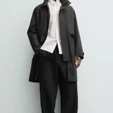 Мужская чёрная куртка Zara 1