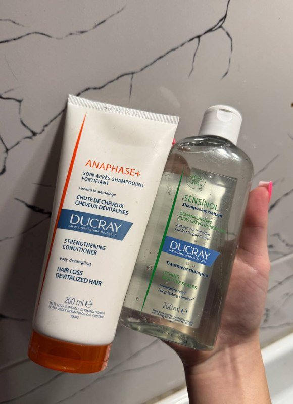 Шампунь и кондиционер Ducray от выпадения и раздражения