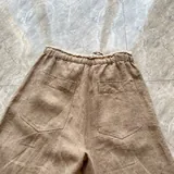 Синяя мини сумка, черная сумка дутик, льняные брюки Zara 9