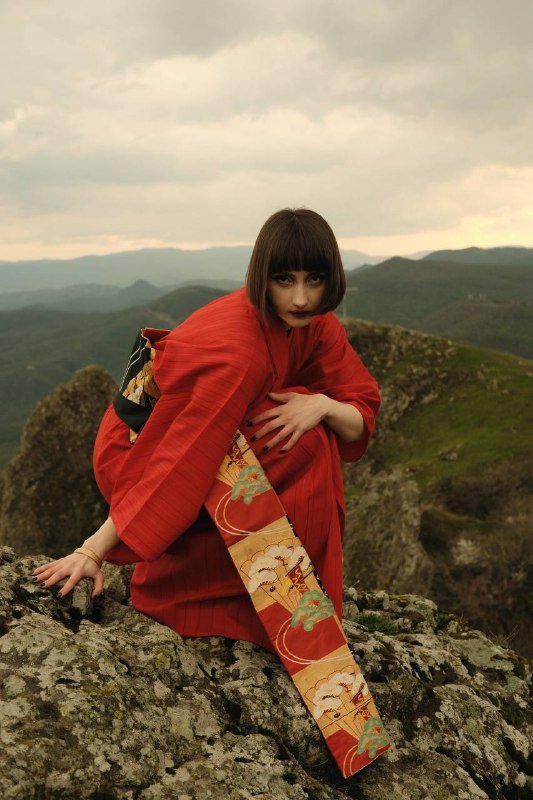 кимоно с поясом 2