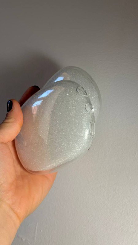 Чехлы для Apple Max наушников голубые, прозрачные, черные 2