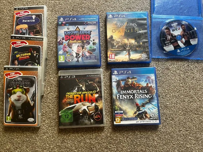 Игры для PSP, PS3, PS4