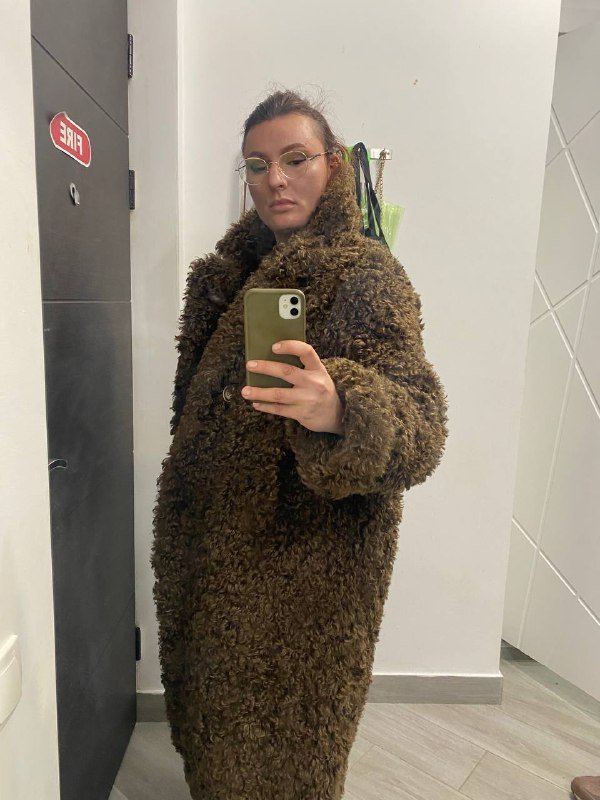 Шуба оверсайз из искусственного меха 2XL 6