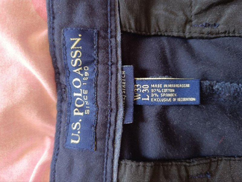 Мужские брюки US POLO ASSN Slim Straight Fit 5