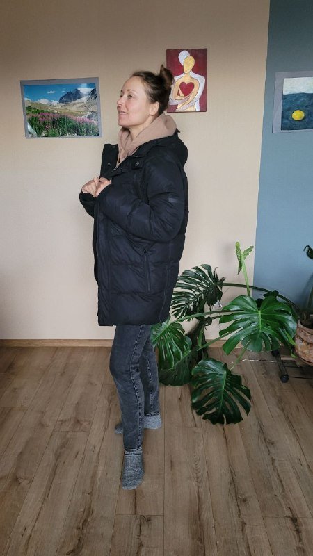 Куртка пуховик черный American eagle 2