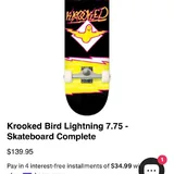 Скейтборд Krooked Bird Lightning 7.75 1