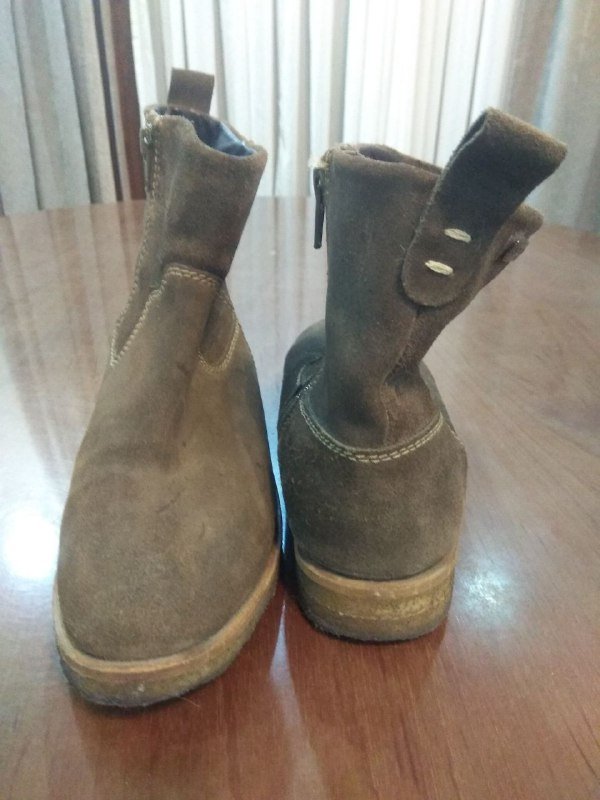 Женские ботинки полусапожки замша размер 36-37 5