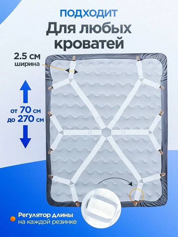 Фиксатор для простыни на кровать