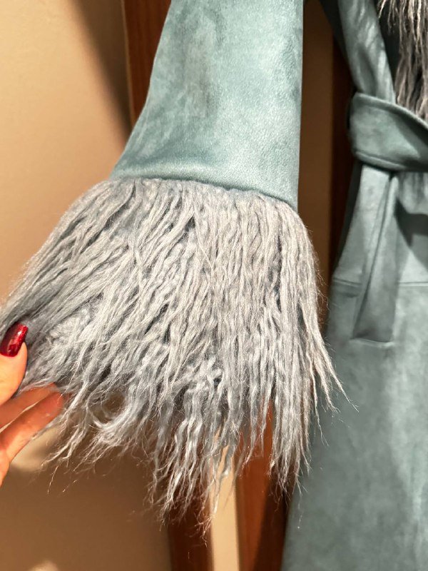 Пальто Bershka M морского цвета 2