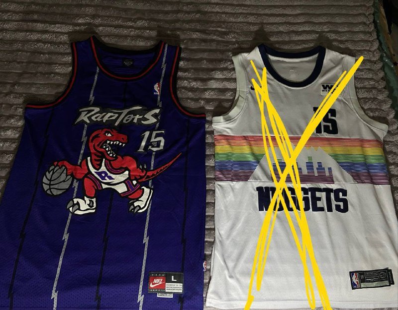 NBA Джерси Carter Raptors