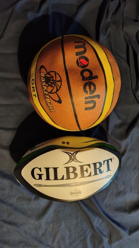 баскетбольный и регбийный мячи 3