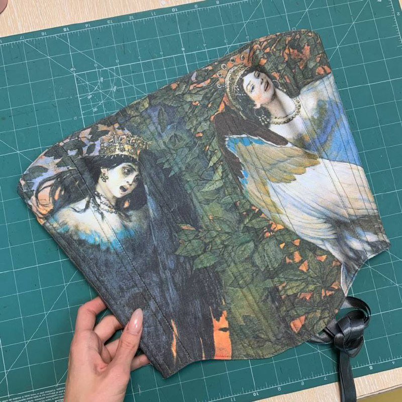 Корсет Corsavelle из гобелена размер S