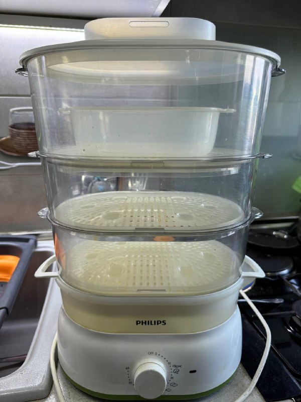 Пароварка Philips, Попкорница, Машинка для выжимания воды