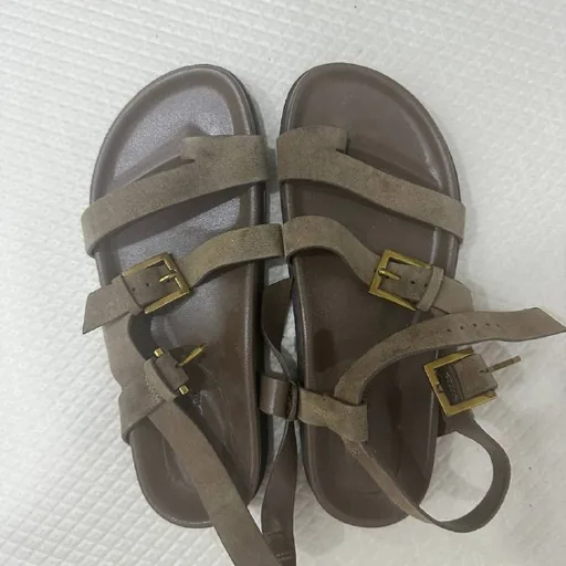 Женские замшевые сандали Massimo Dutti