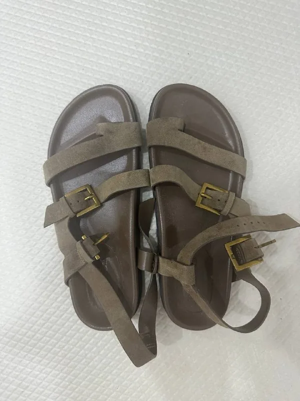 Женские замшевые сандали Massimo Dutti