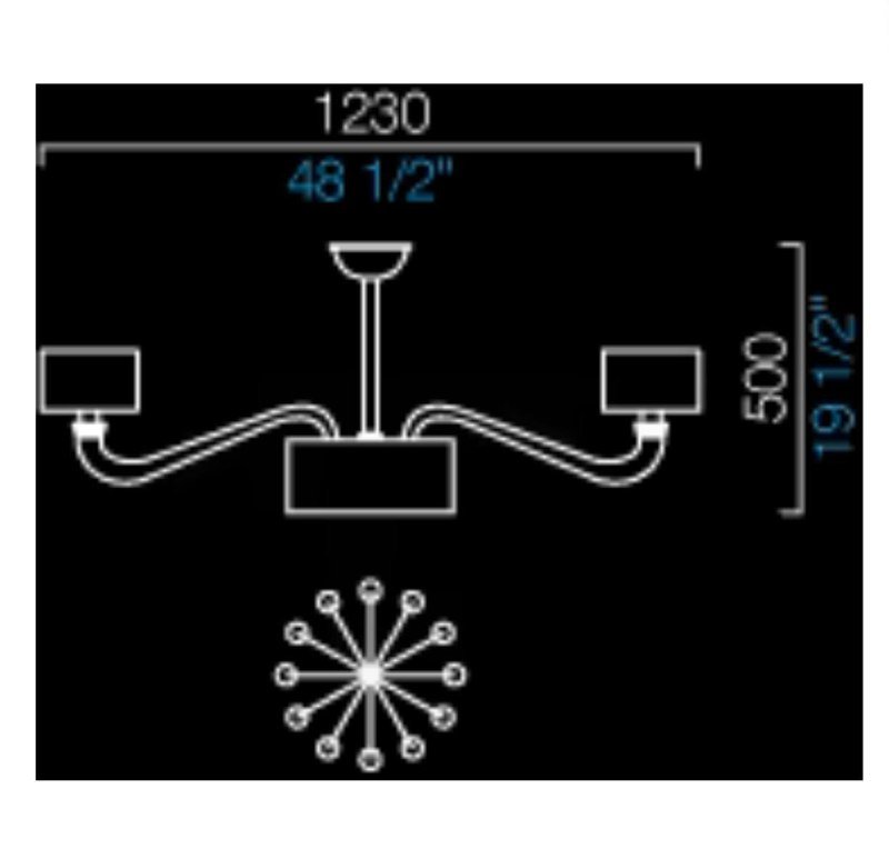 Люстра из муранского стекла Barovier&toso tamtam 2