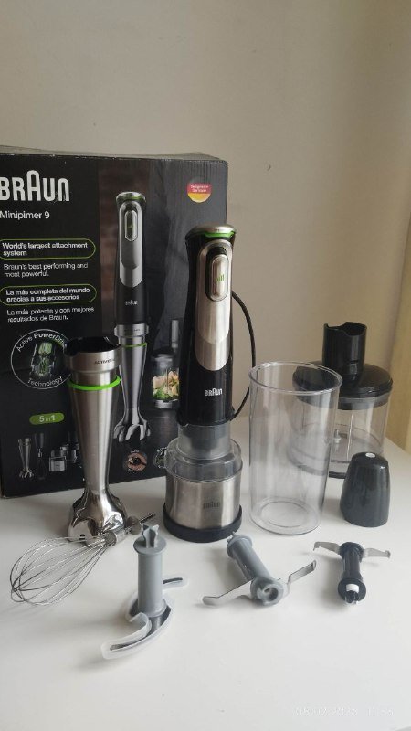 Braun MultiQuick 9 блендер и аксессуары