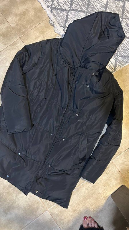 Пальто серое, пальто синее, черная курточка, кожаная курточка размер S 3