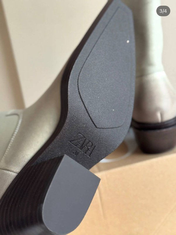 кожаные казаки Zara, резиновые сапоги Ganni 3