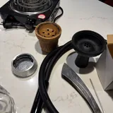Кальян Wookah с чашками плитой калаудом табаком и углями 2