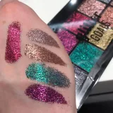 Палетка шиммерных теней NYX 2