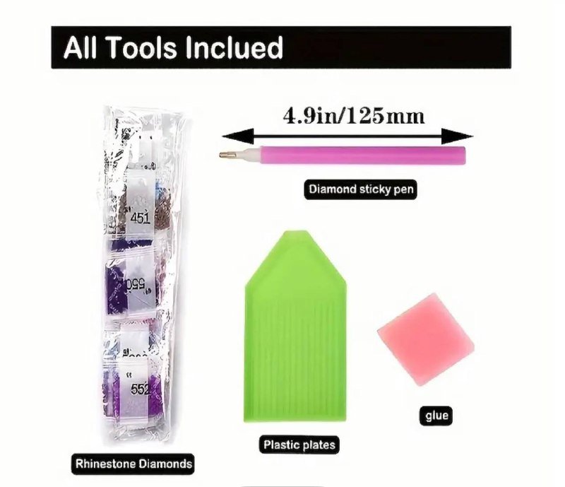 Набор для алмазной вышивки Звёздная ночь Ван Гога 5