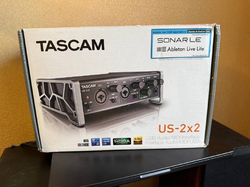 Звуковая карта Tascam us 2x2 2