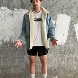 Мужская зимняя куртка шерпа ASOS 1