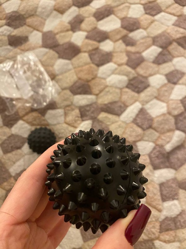 МФР мячи игольчатый черный плоский, роллы, наколенники 5