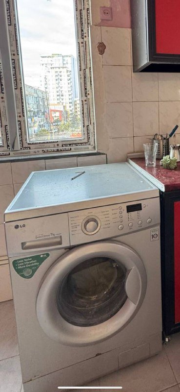 стиральная машина, газовая печь