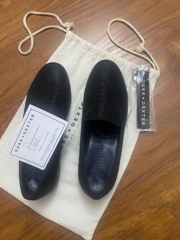 Мужские лоферы Duke+Dexster Pyramid Black 2