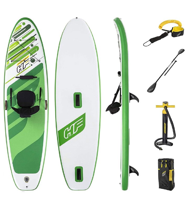 SUP борд Hydro Force WIND Freesoul 11.2, весла, насос, сиденье